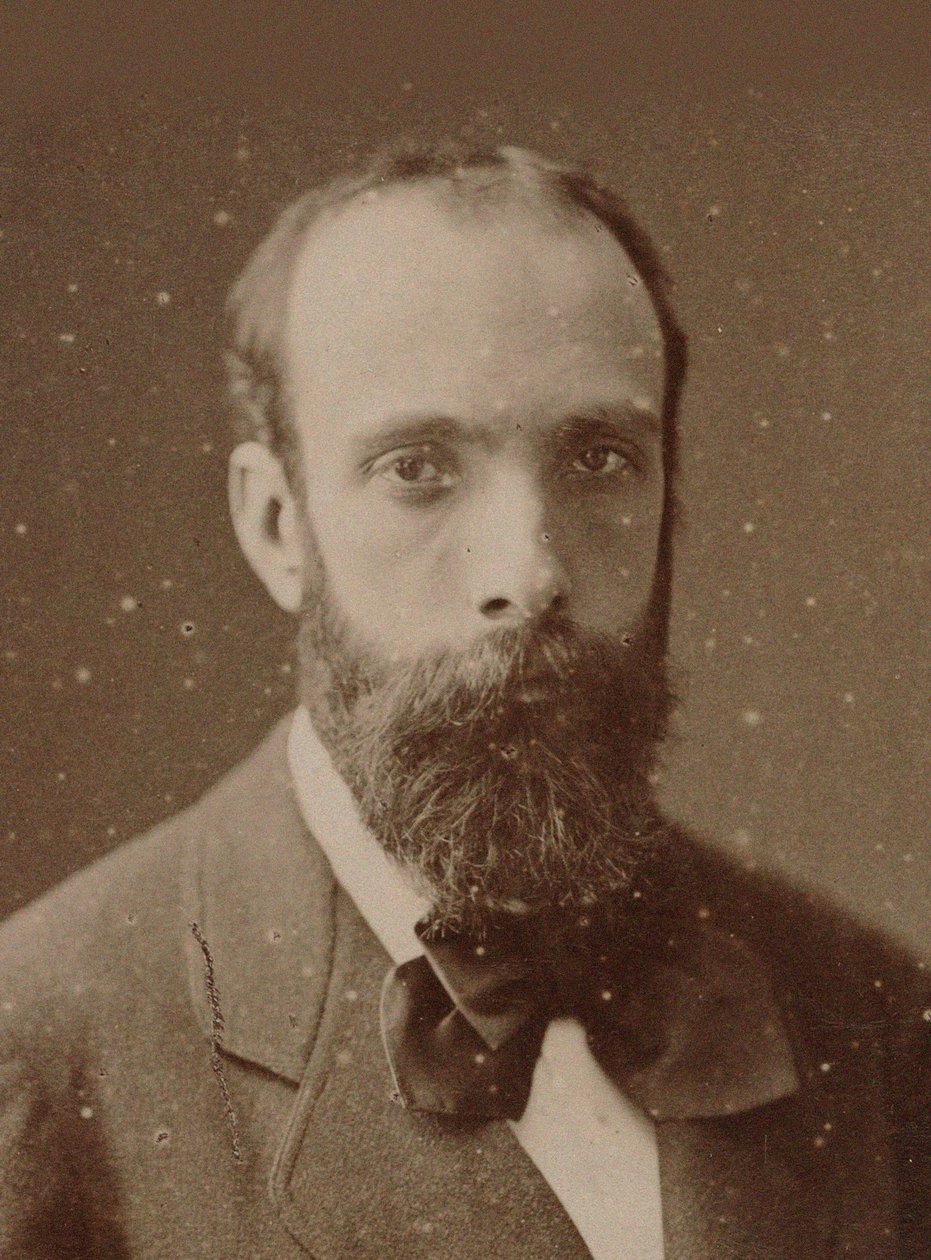 Gaston Salvayre zeneszerző portréja 1847-1916, 1880. alkotó: Unbekannt