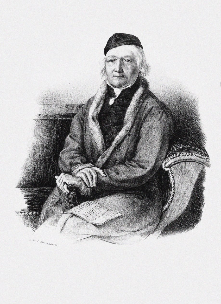 Johann Christian Heinrich Rinck zeneszerző portréja 1770-1846. alkotó: Unbekannt