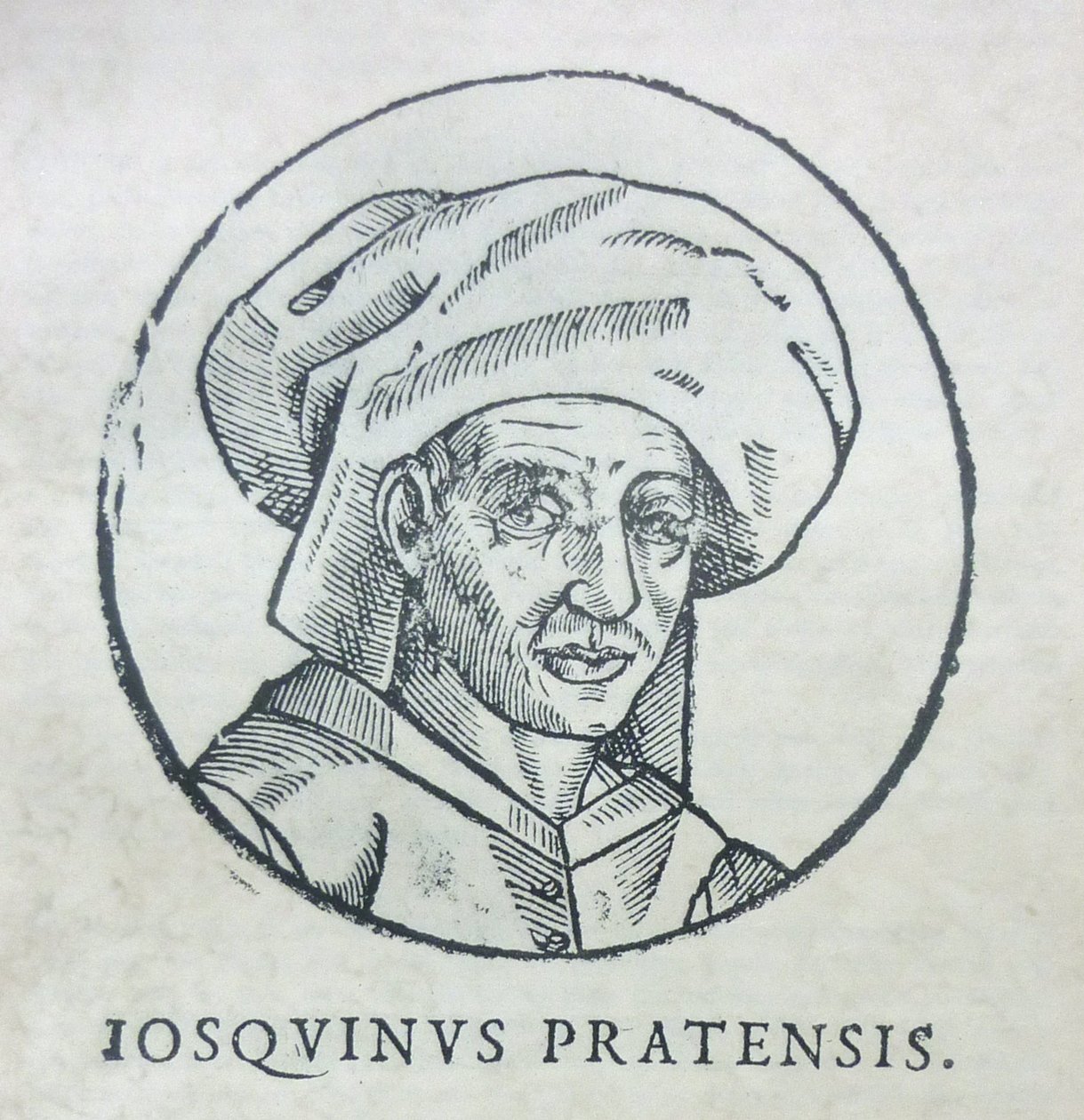Josquin des Prez zeneszerző portréja, c. 1610 alkotó: Unbekannt