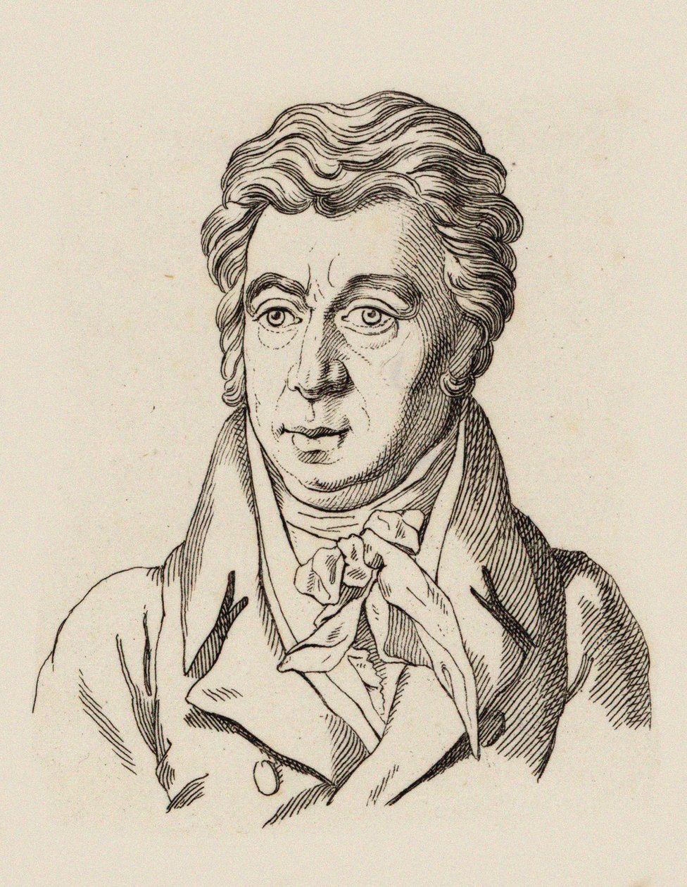 Peter von Winter zeneszerző portréja 1754-1825, 1820 körül. alkotó: Unbekannt
