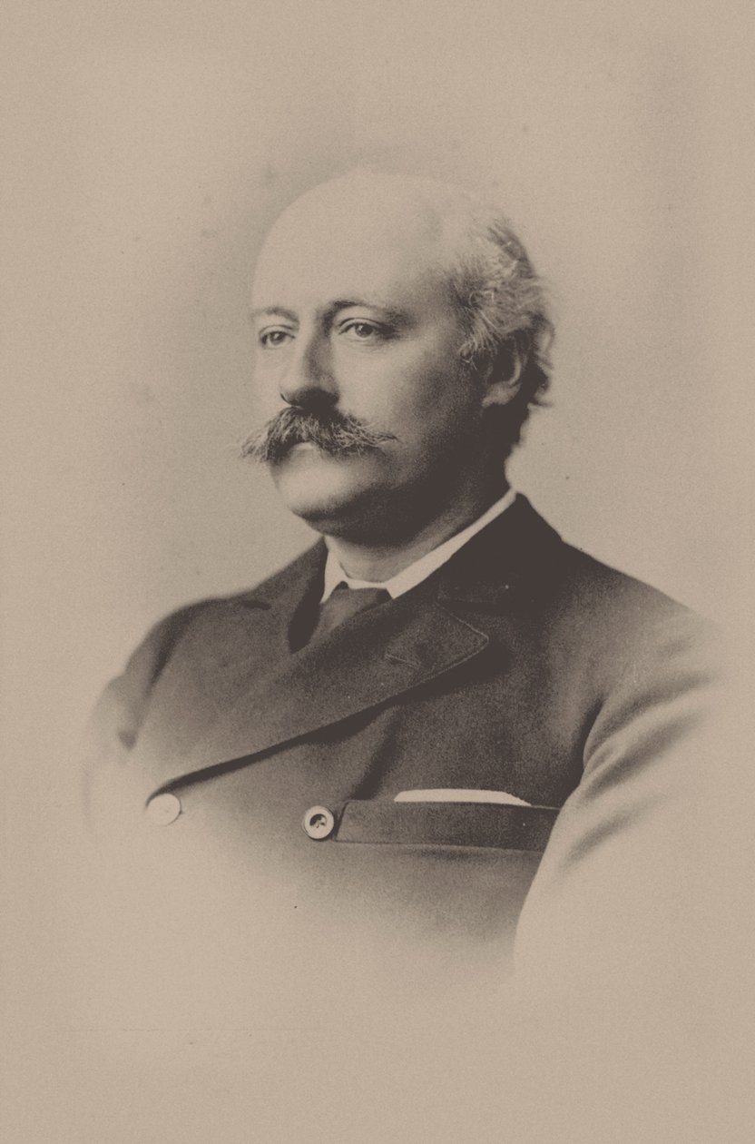 Sir Charles Hubert Hastings Parry zeneszerző portréja 1848-1918, 1891. alkotó: Unbekannt