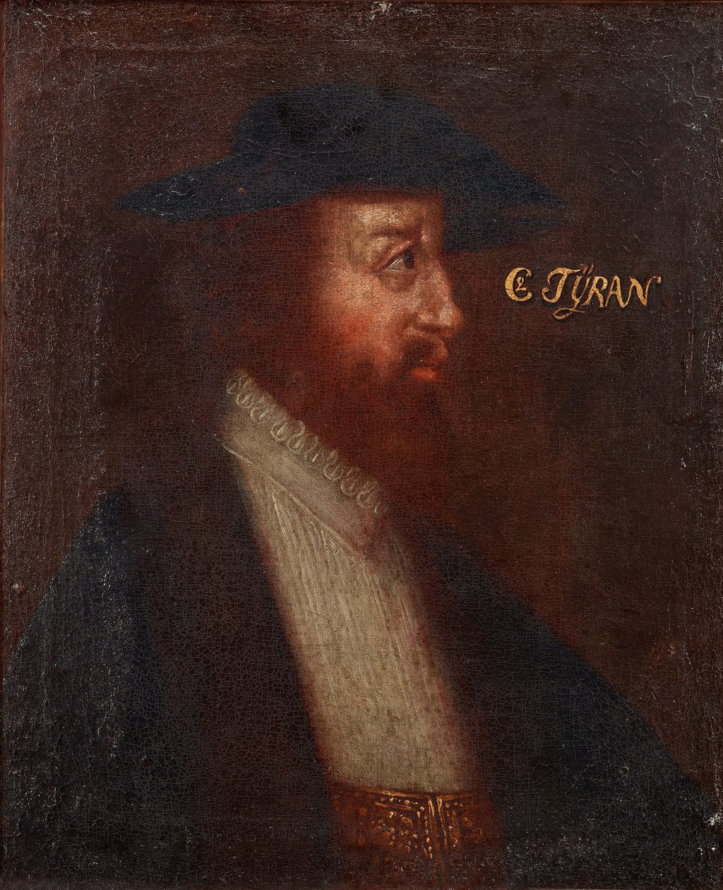 II. Christian dán király portréja, 1700 alkotó: Unbekannt