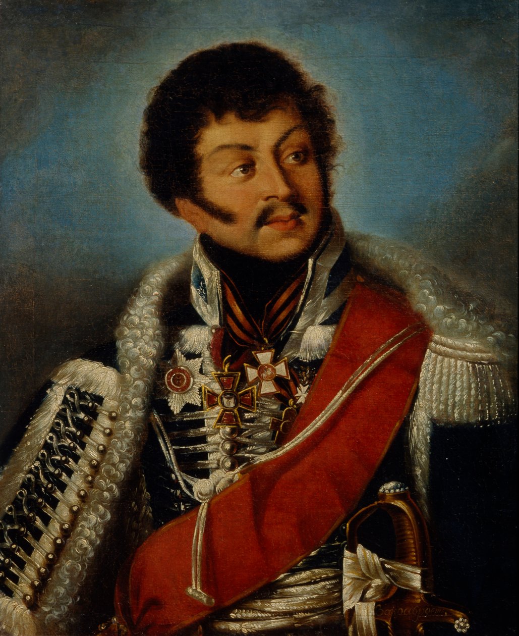 Dmitrij Dmitrijevics Shepelev tábornok portréja 1771-1841 alkotó: Unbekannt