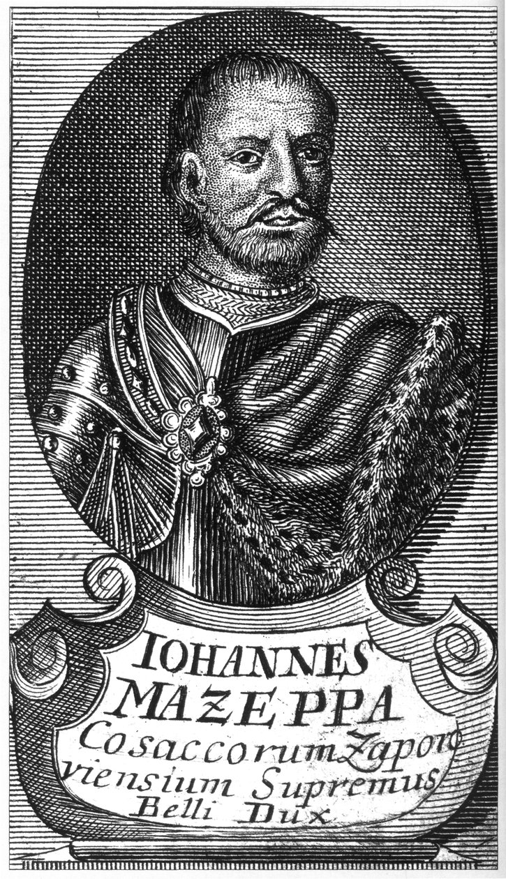 Ivan Mazepa hetman portréja 1639-1709, XVIII. század eleje. alkotó: Unbekannt