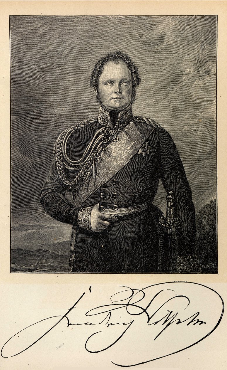 IV. Frigyes Vilmos porosz király portréja 1795-1861. alkotó: Unbekannt