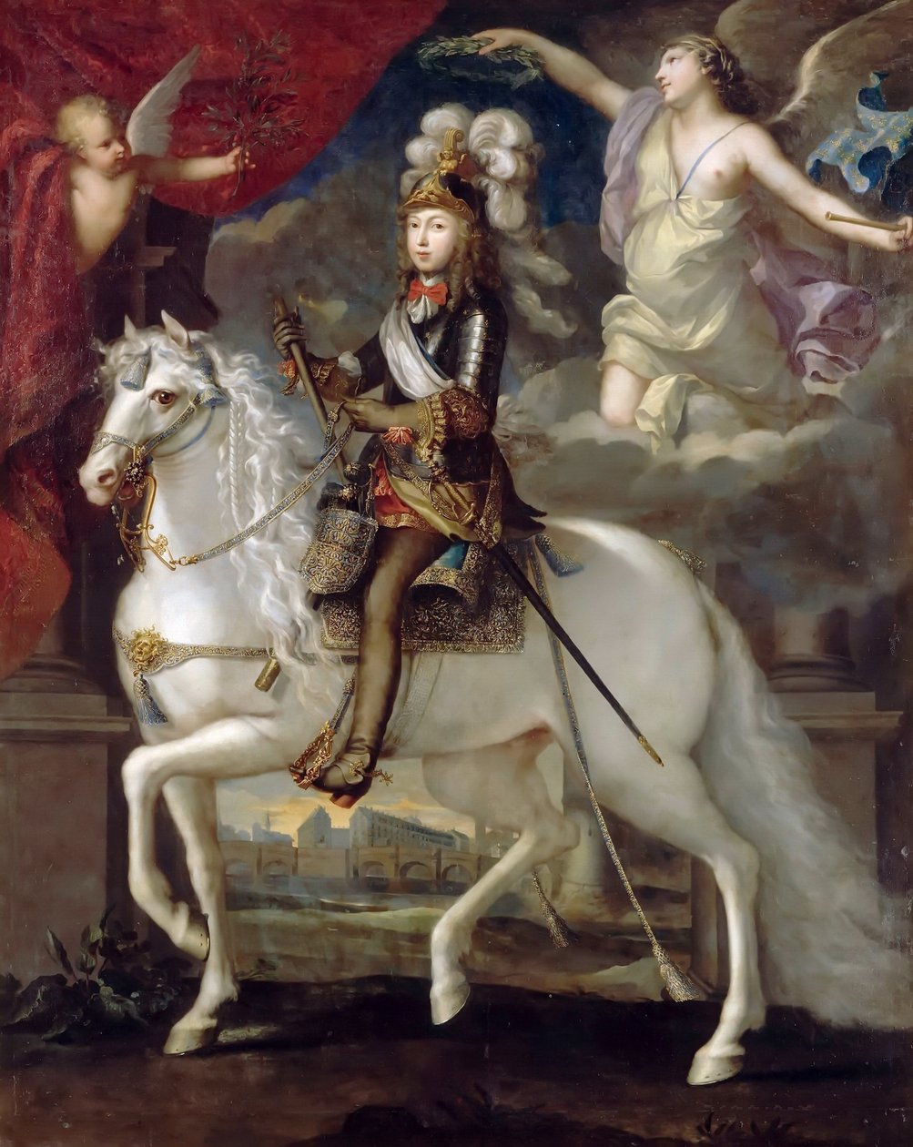 XIV. Lajos király 16381715-ös gyermekkori portréja alkotó: Unbekannt