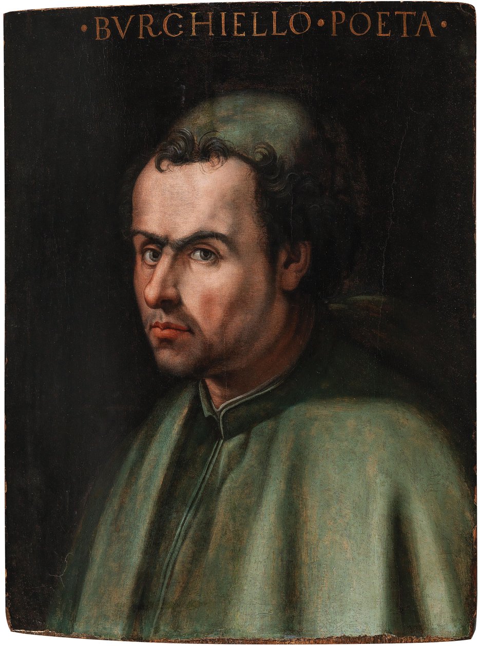Domenico költő portréja, Giovanni Burchiello 1404-1449, 16. század. alkotó: Unbekannt