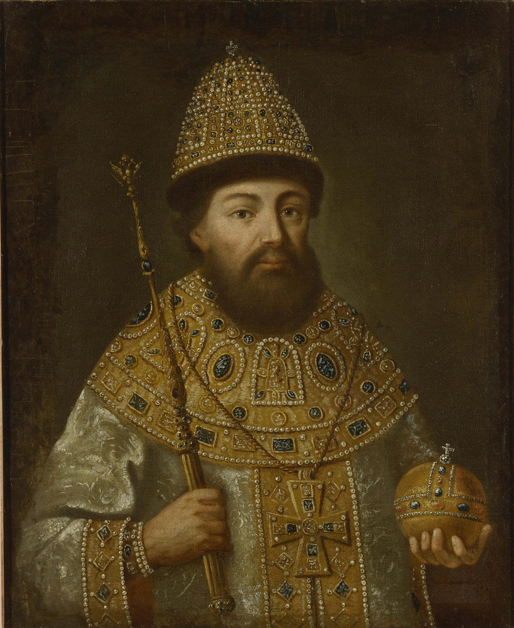 Alekszisz I. Mihajlovics orosz cár portréja 1629-1676, kb. 1675 alkotó: Unbekannt