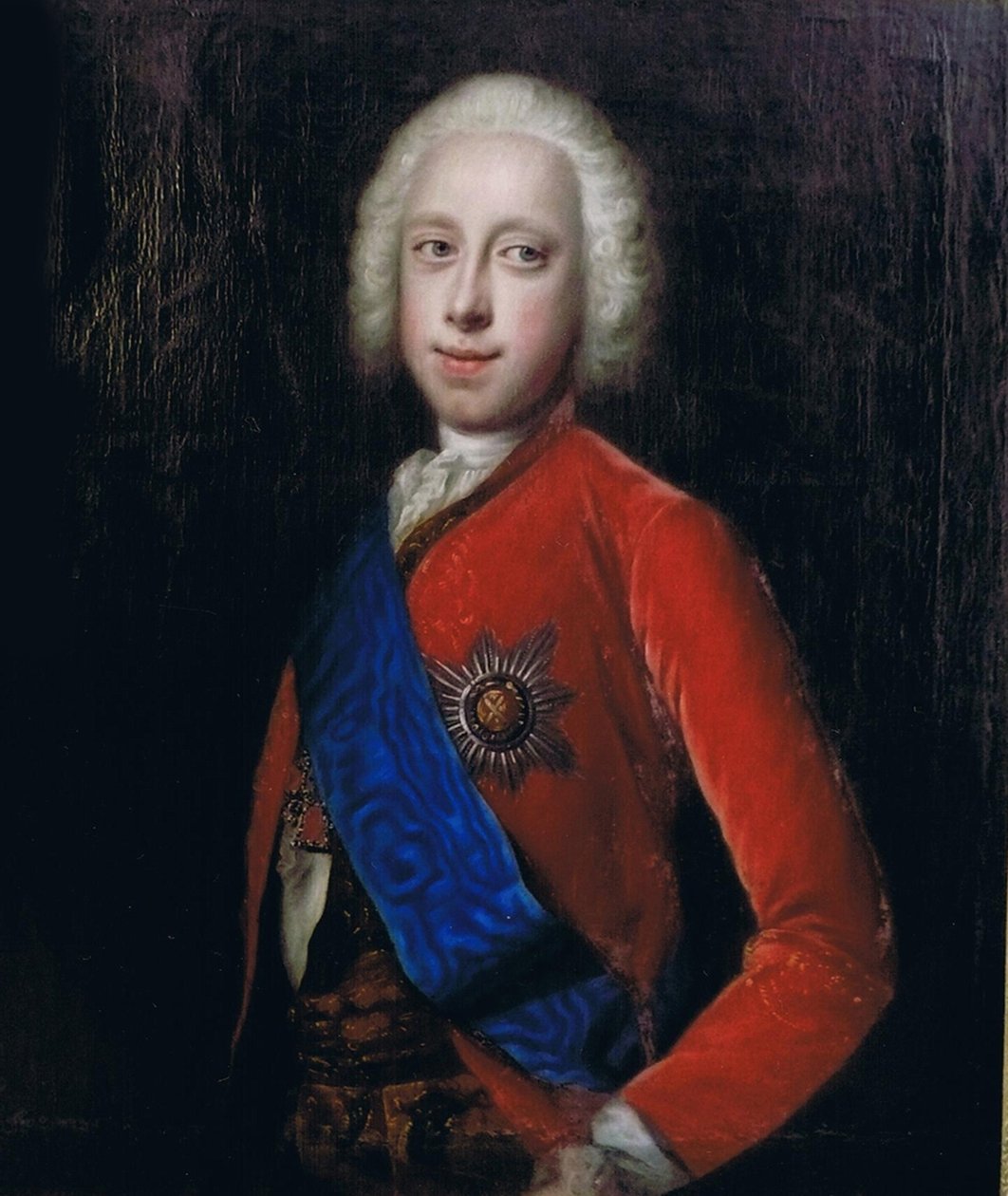 III. Péter orosz cár portréja 1728-1762, XVIII. század második fele. alkotó: Unbekannt