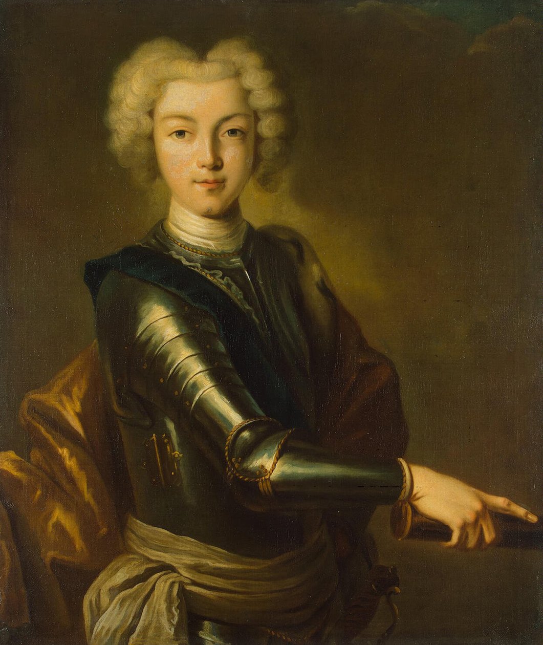 II. Péter orosz cár portréja 1715-1730, 18. század alkotó: Unbekannt