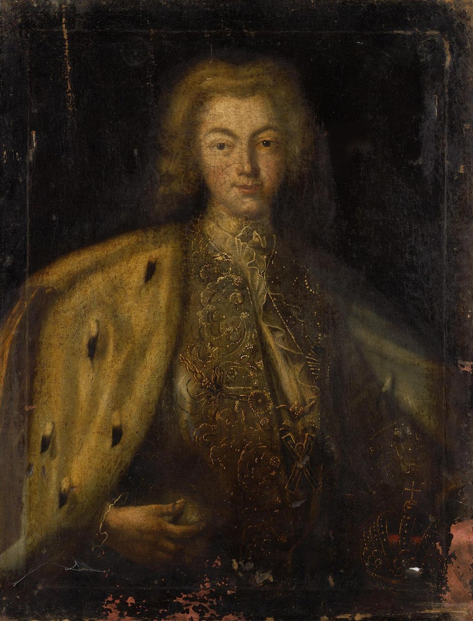 II. Péter orosz cár portréja 1715-1730, 18. század alkotó: Unbekannt