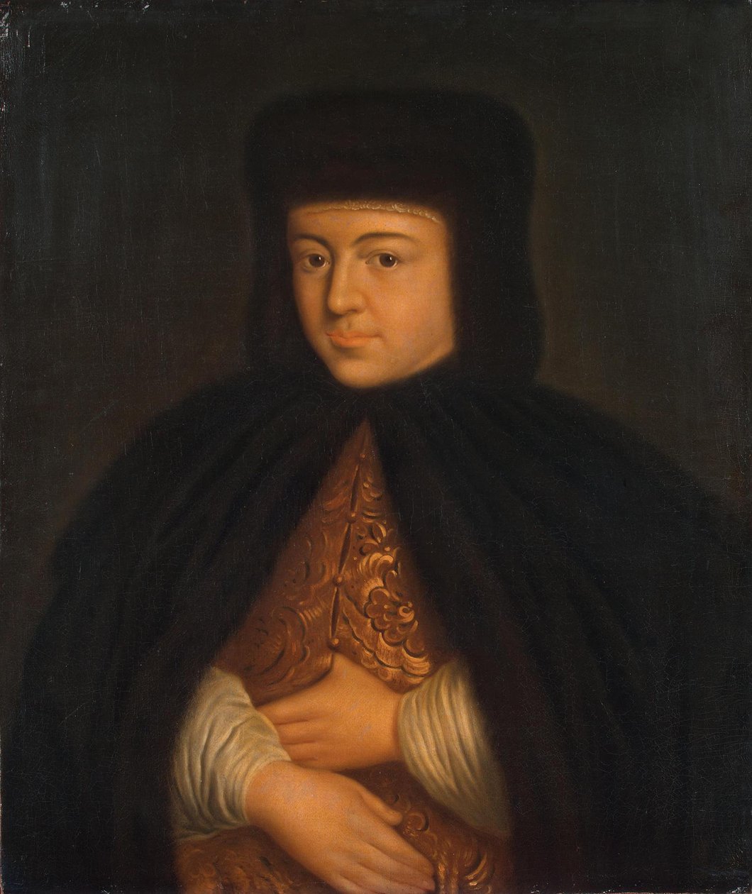 Natalia Naryskina cárnő portréja 1651-1694, I. Alekszisz orosz cár felesége, első harmad alkotó: Unbekannt