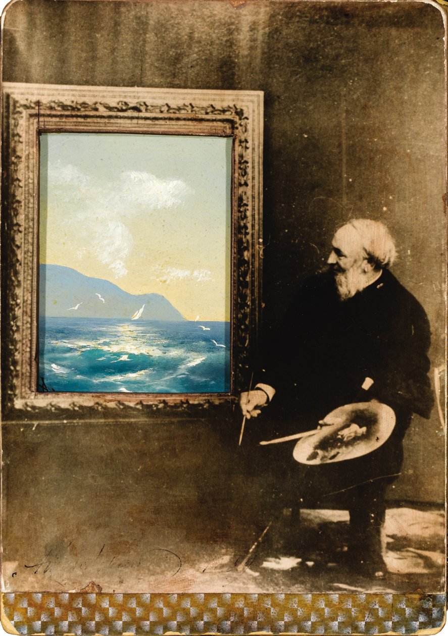 Ivan Aivazovsky művész portréja 1817-1900, 1889 alkotó: Unbekannt