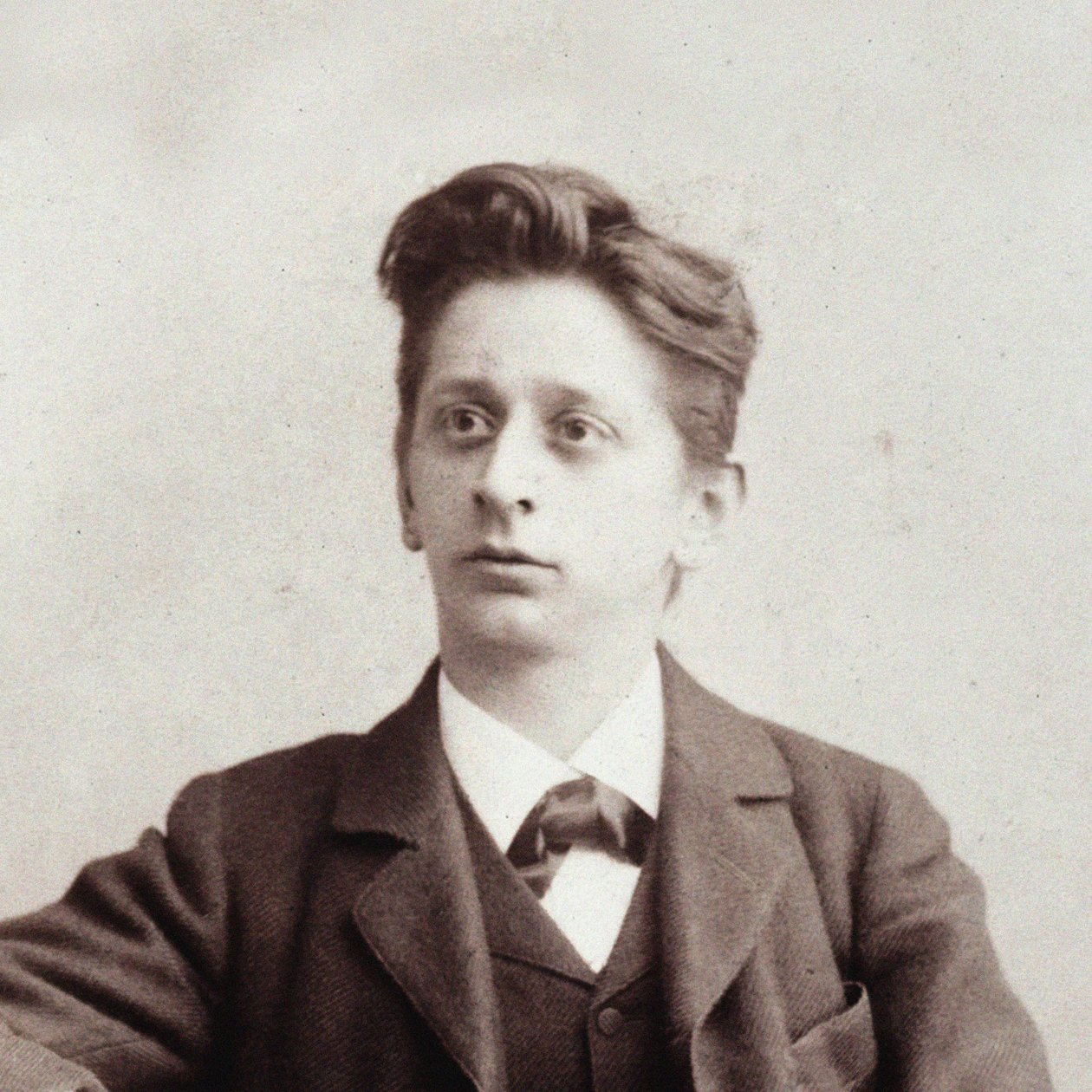 Alexander von Zemlinsky zeneszerző portréja 1871-1942, c. 1900. alkotó: Unbekannt