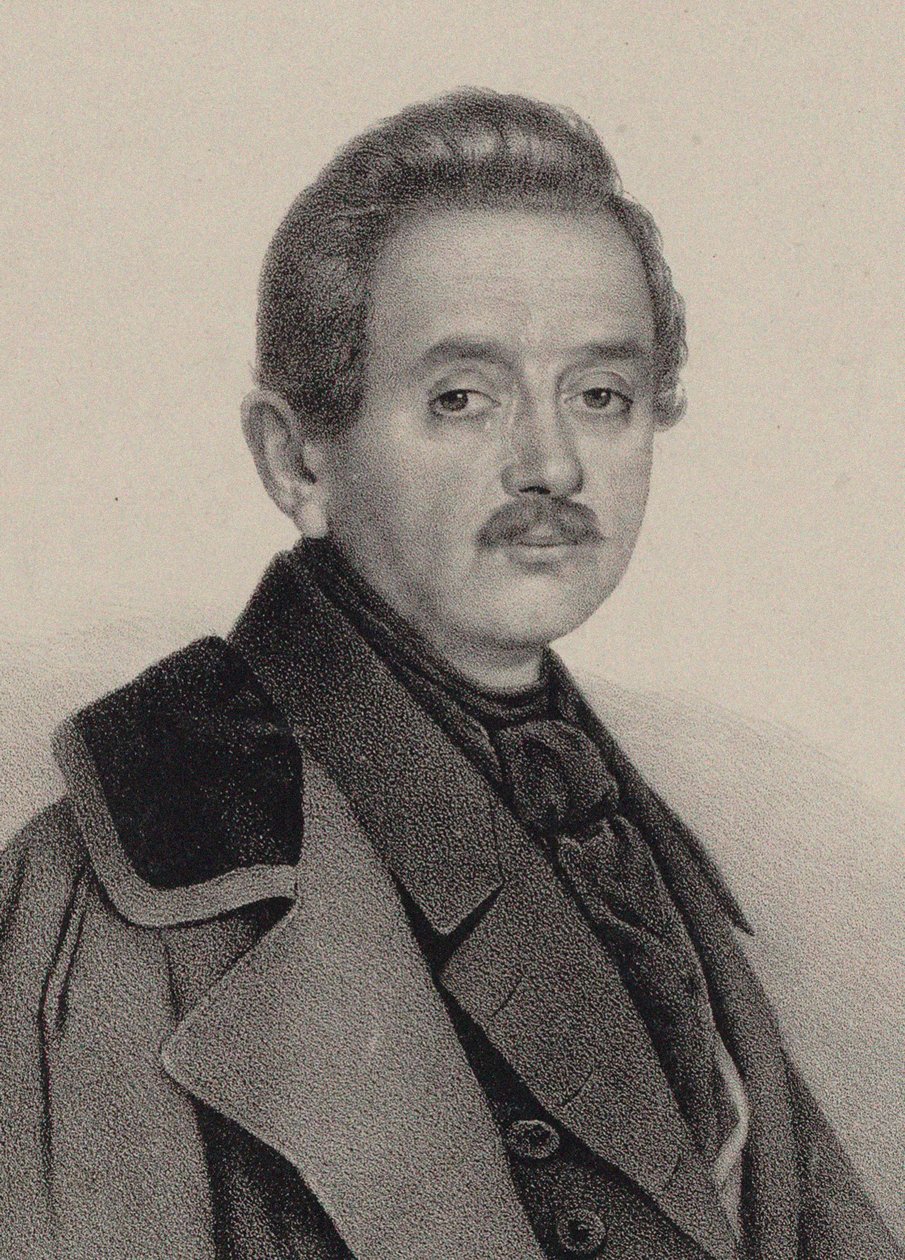 Alekszej Fjodorovics Lvov zeneszerző portréja 1798-1870. alkotó: Unbekannt