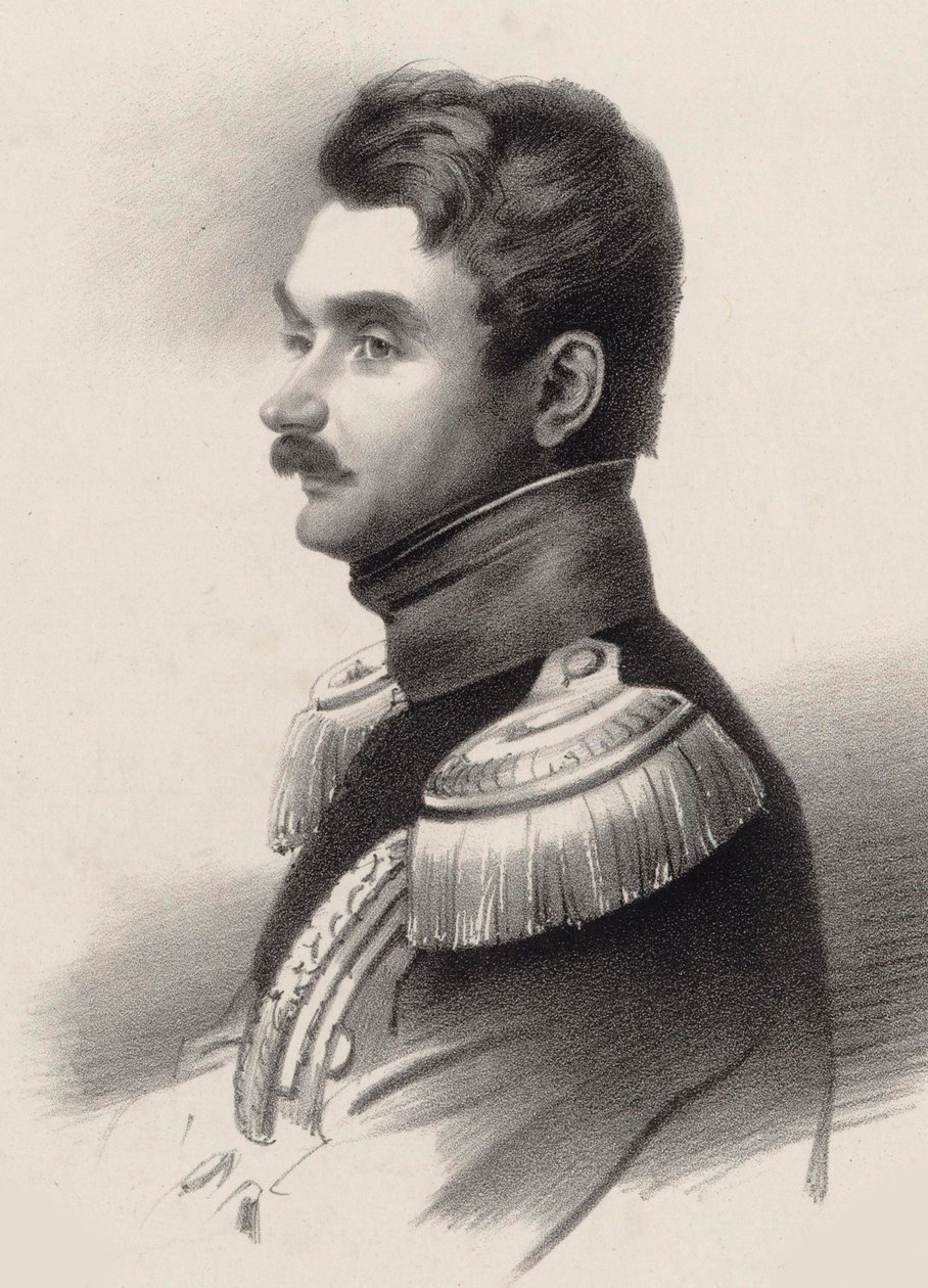 Alekszej Fjodorovics Lvov zeneszerző portréja 1798-1870. alkotó: Unbekannt