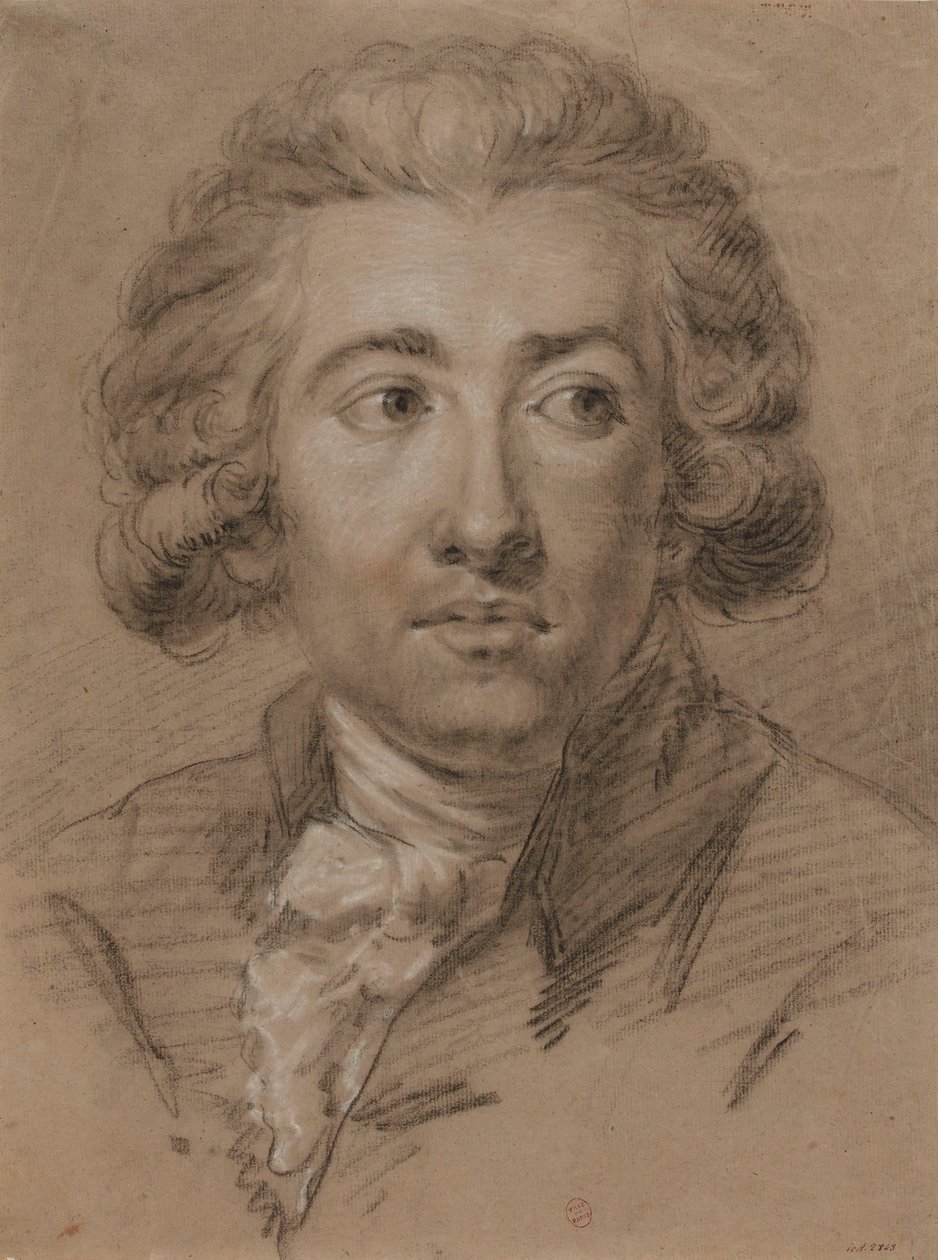 André Ernest Modeste Grétry zeneszerző portréja 1741-1813, XVIII. század második fele. alkotó: Unbekannt
