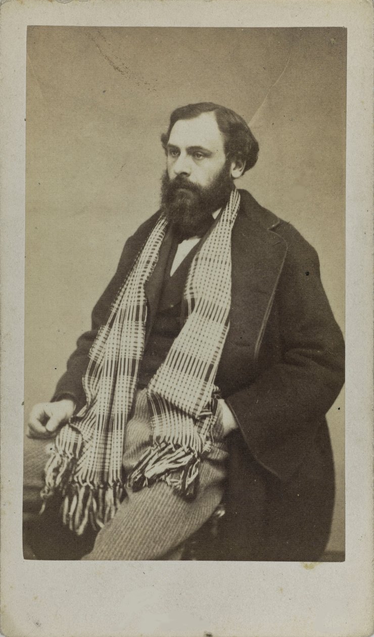 Ferdinand Poise zeneszerző portréja 1828-1892, c. 1875. alkotó: Unbekannt