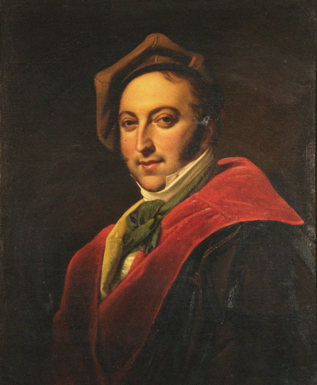 Gioachino Antonio Rossini zeneszerző portréja 1792-1868. alkotó: Unbekannt