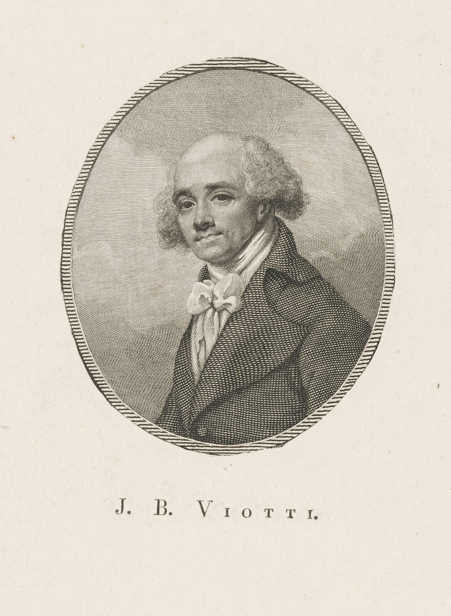 Giovanni Battista Viotti zeneszerző portréja 1755-1824, c. 1800. alkotó: Unbekannt