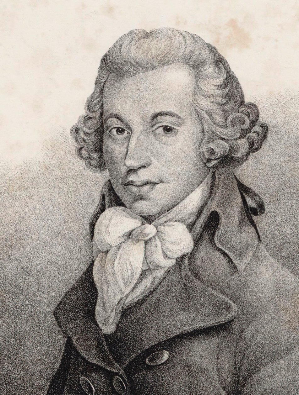Ignace Pleyel zeneszerző portréja 1757-1831. alkotó: Unbekannt