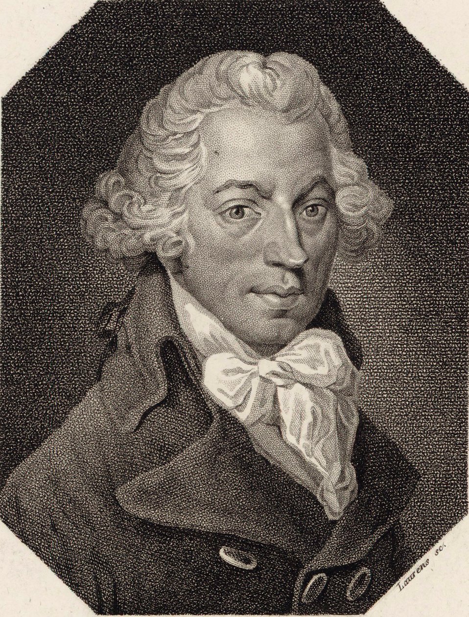 Ignace Pleyel zeneszerző portréja 1757-1831. alkotó: Unbekannt