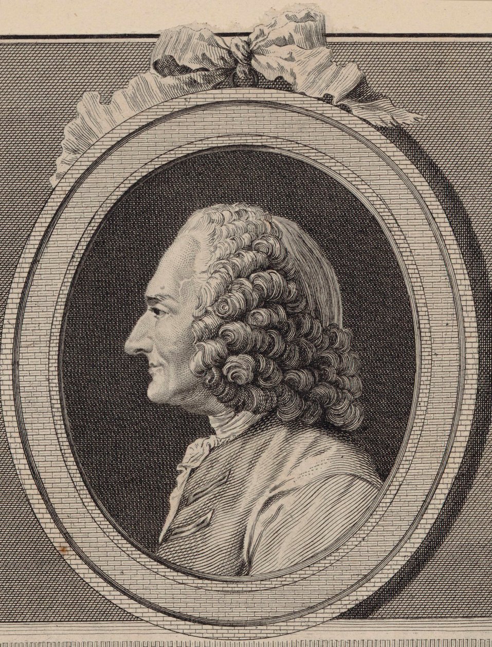 Jean-Philippe Rameau zeneszerző portréja 1683-1764. alkotó: Unbekannt