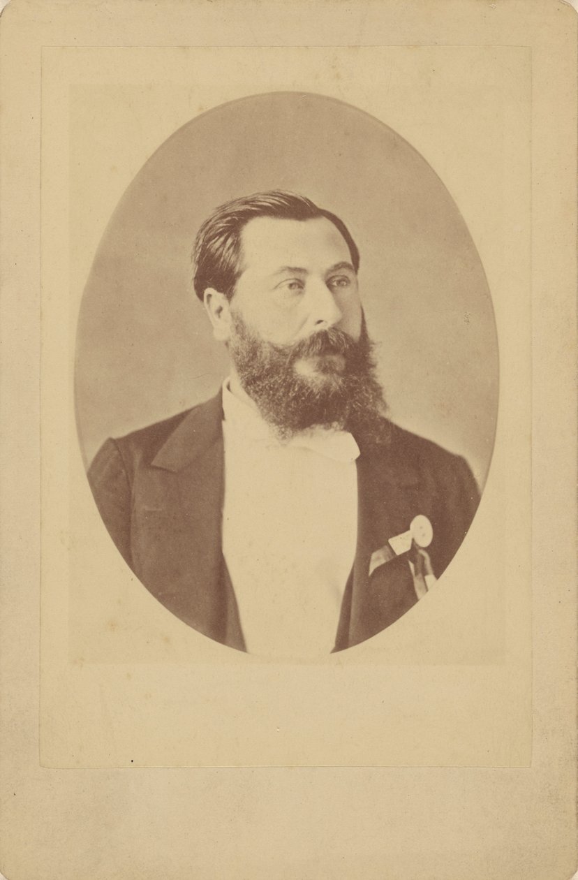 Léo Delibes zeneszerző portréja 1836-1891, kb. 1885. alkotó: Unbekannt