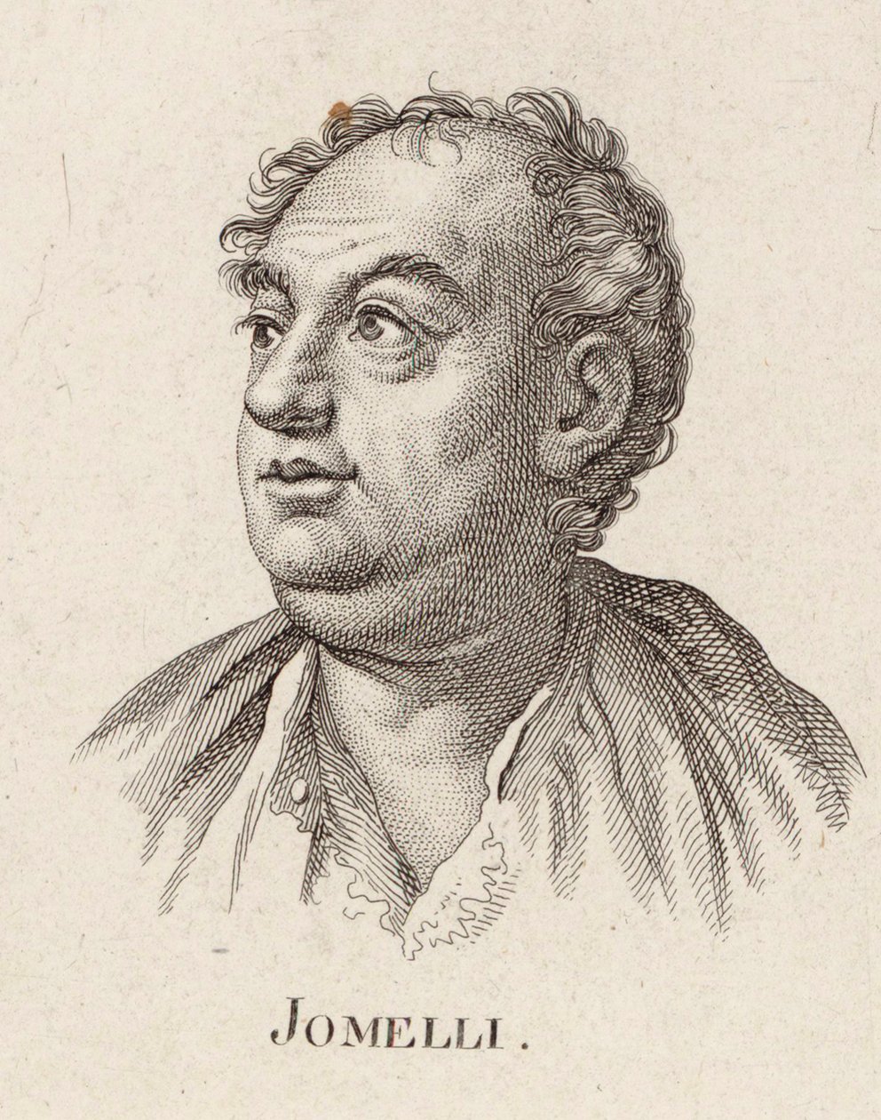 Niccolò Jommelli zeneszerző portréja 1714-1774. alkotó: Unbekannt