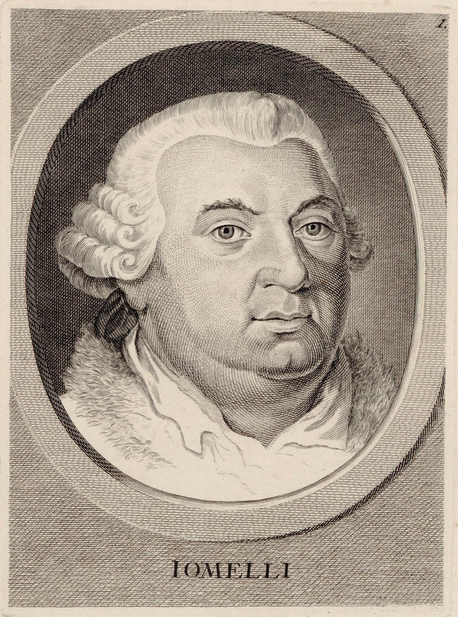 Niccolò Jommelli zeneszerző portréja 1714-1774. alkotó: Unbekannt