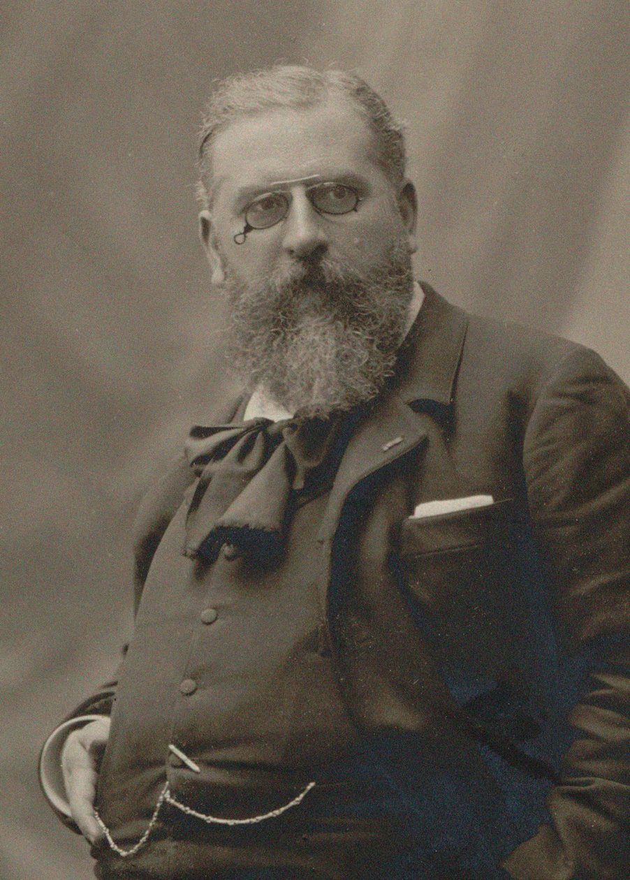 Raoul Pugno zeneszerző portréja 1852-1914, c. 1900-1910. alkotó: Unbekannt