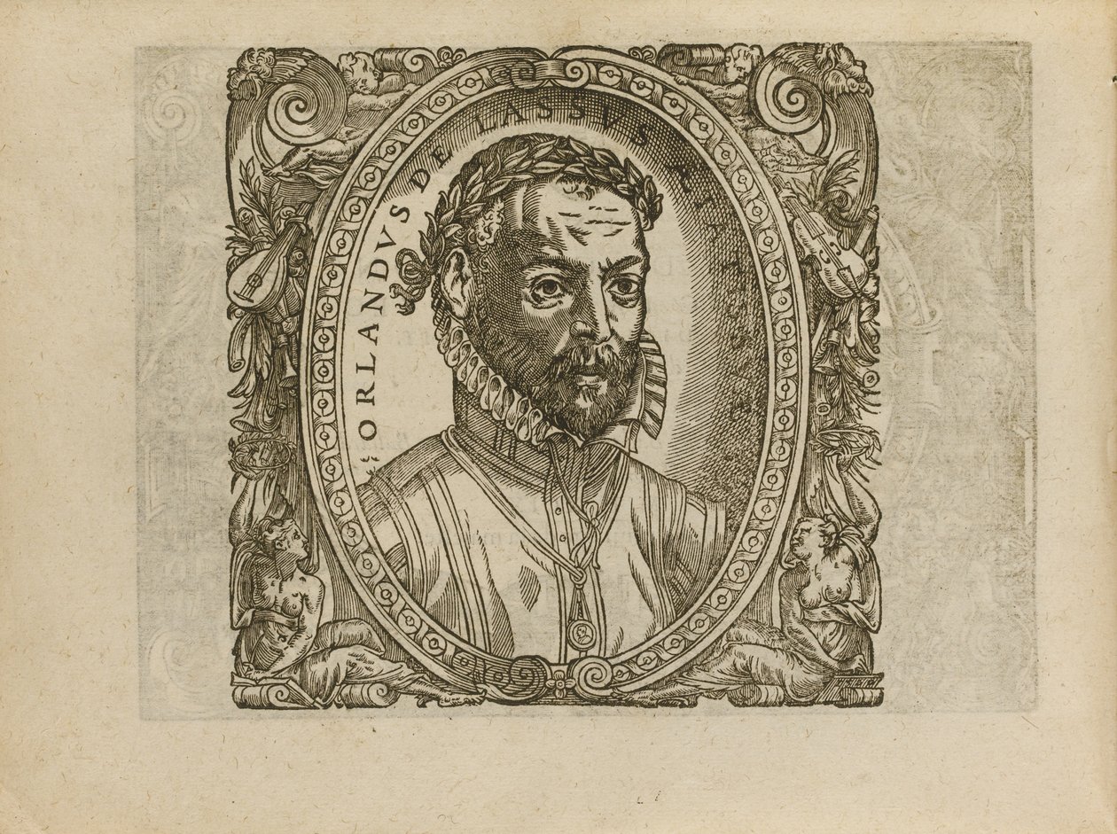 Roland de Lassus zeneszerző portréja 1532-1594, 1560 alkotó: Unbekannt