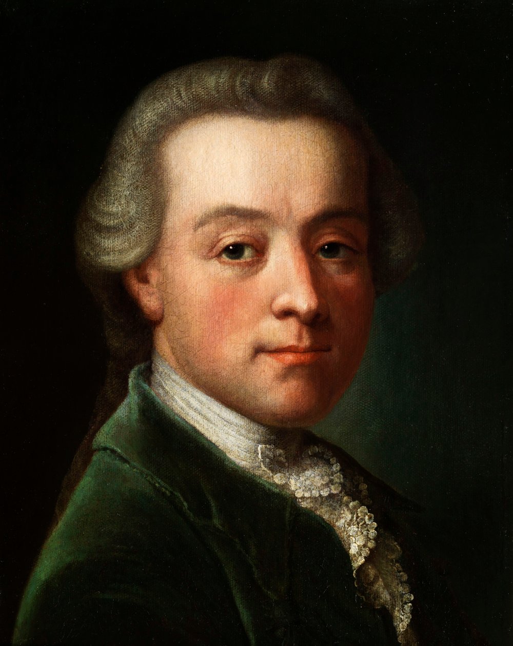 Wolfgang Amadeus Mozart zeneszerző portréja 1756-1791, c. 1789 alkotó: Unbekannt