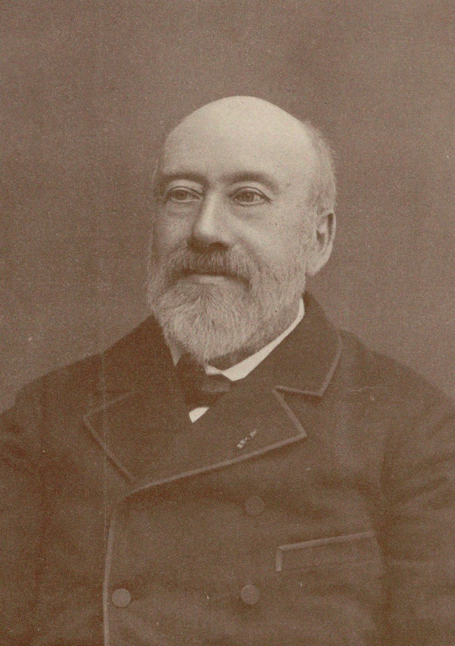 Gustave Nadaud zeneszerző és sanzonnár portréja 1820-1893, 1880. alkotó: Unbekannt