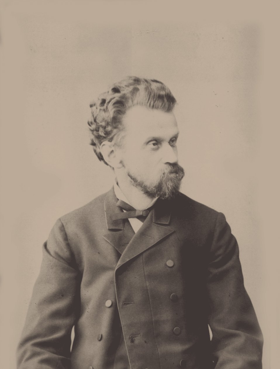 Eduard Nápravník karmester és zeneszerző portréja 1839-1916. alkotó: Unbekannt