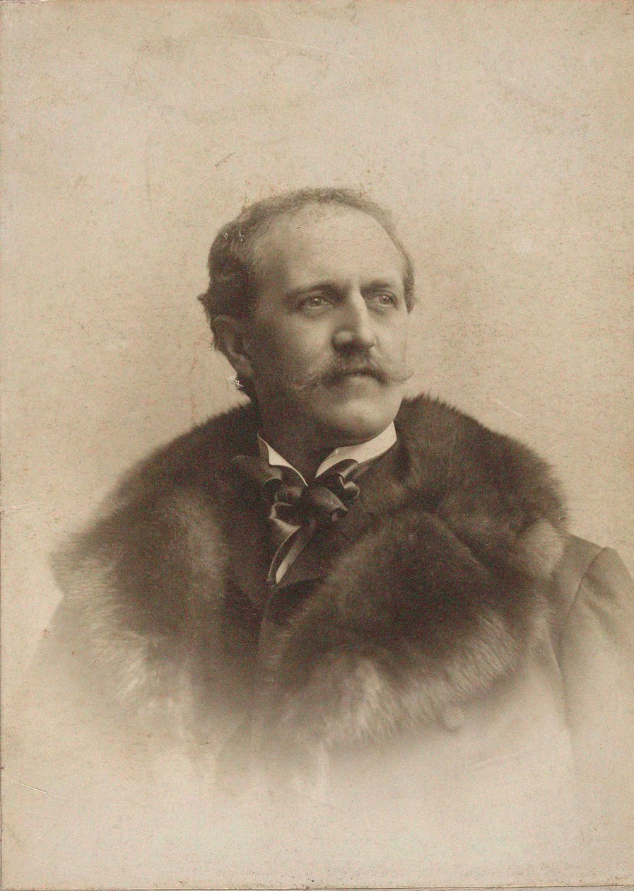 Hans Winderstein karmester és zeneszerző portréja 1856-1925, c. 1900. alkotó: Unbekannt