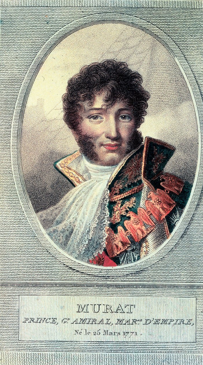 Joachim Murat nápolyi király, francia katona és politikus (1767-1815) portréja. alkotó: Unbekannt