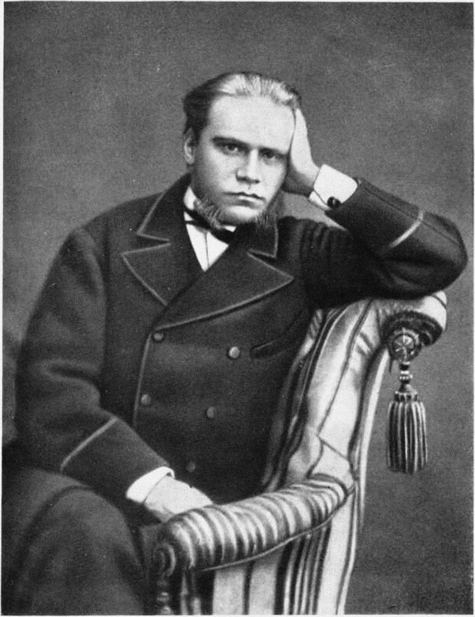Anatolij Fjodorovics Koni ügyvéd és szerző portréja 1844-1927, 1870-es évek alkotó: Unbekannt