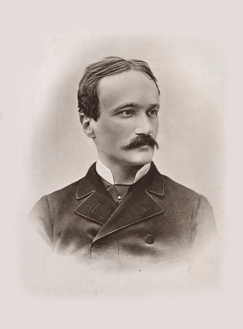 Arrigo Boito librettista és zeneszerző portréja 1842-1918, 1884. alkotó: Unbekannt