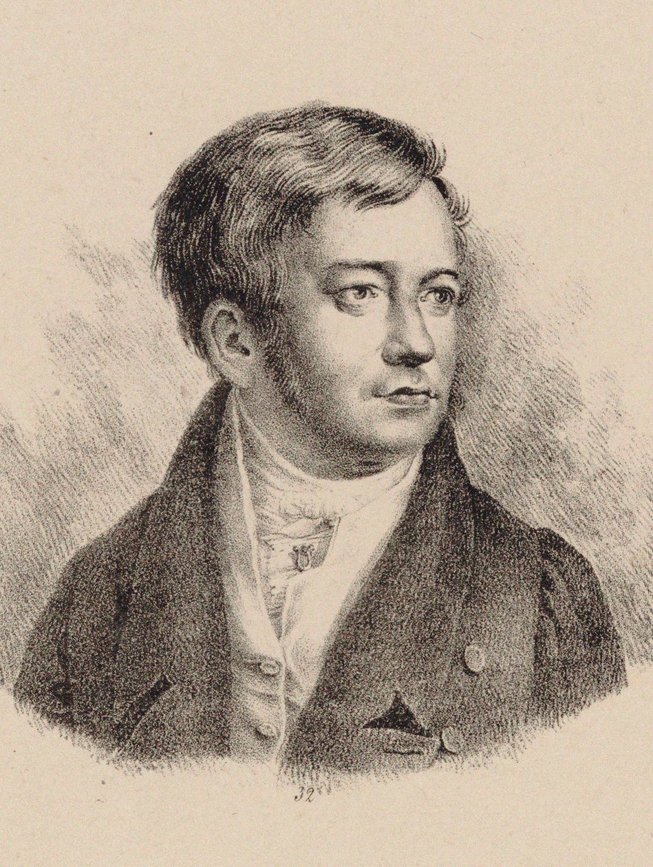 Friedrich Schneider orgonaművész és zeneszerző portréja 1786-1853. alkotó: Unbekannt
