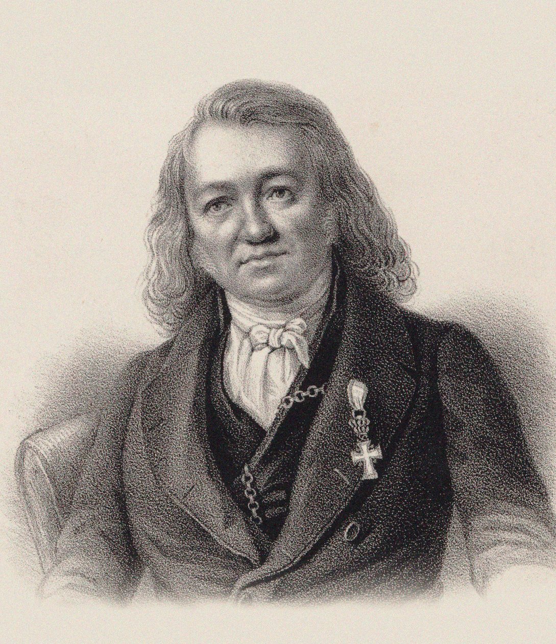 Friedrich Schneider orgonaművész és zeneszerző portréja 1786-1853, c. 1840. alkotó: Unbekannt