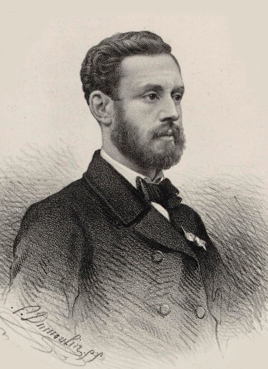 Louis James Alfred Lefébure-Wely orgonaművész és zeneszerző portréja 1817-1869, 1855. alkotó: Unbekannt
