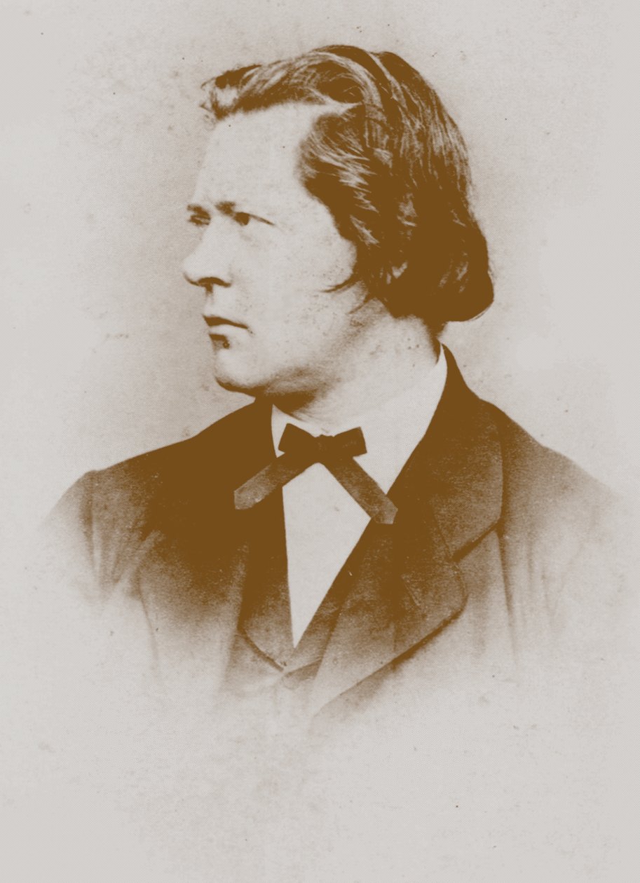 Theodor Kirchner orgonaművész és zeneszerző portréja 1823-1903. alkotó: Unbekannt