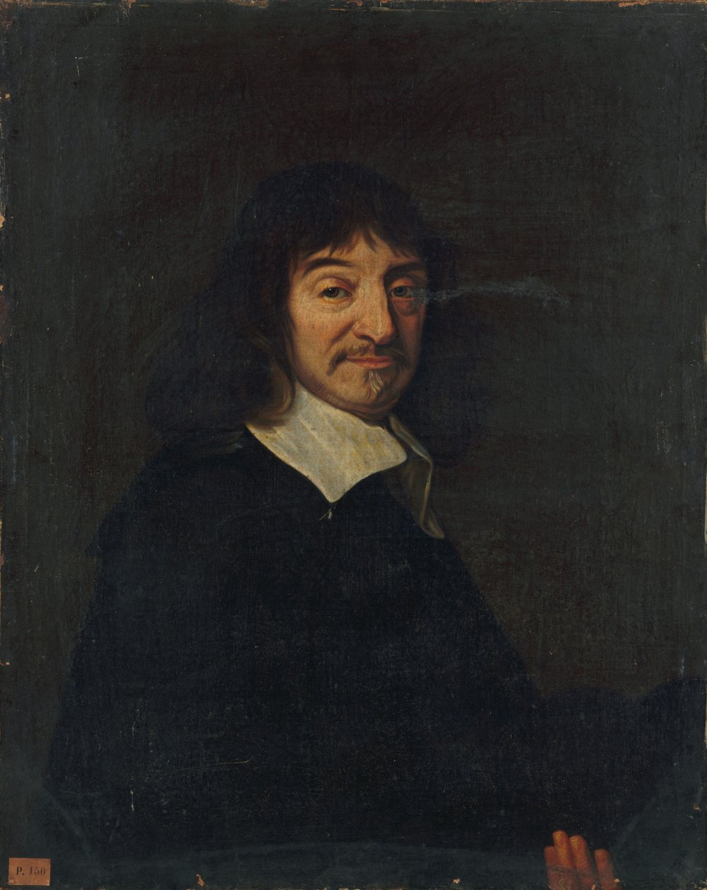 René Descartes filozófus portréja 1596-1650. alkotó: Unbekannt
