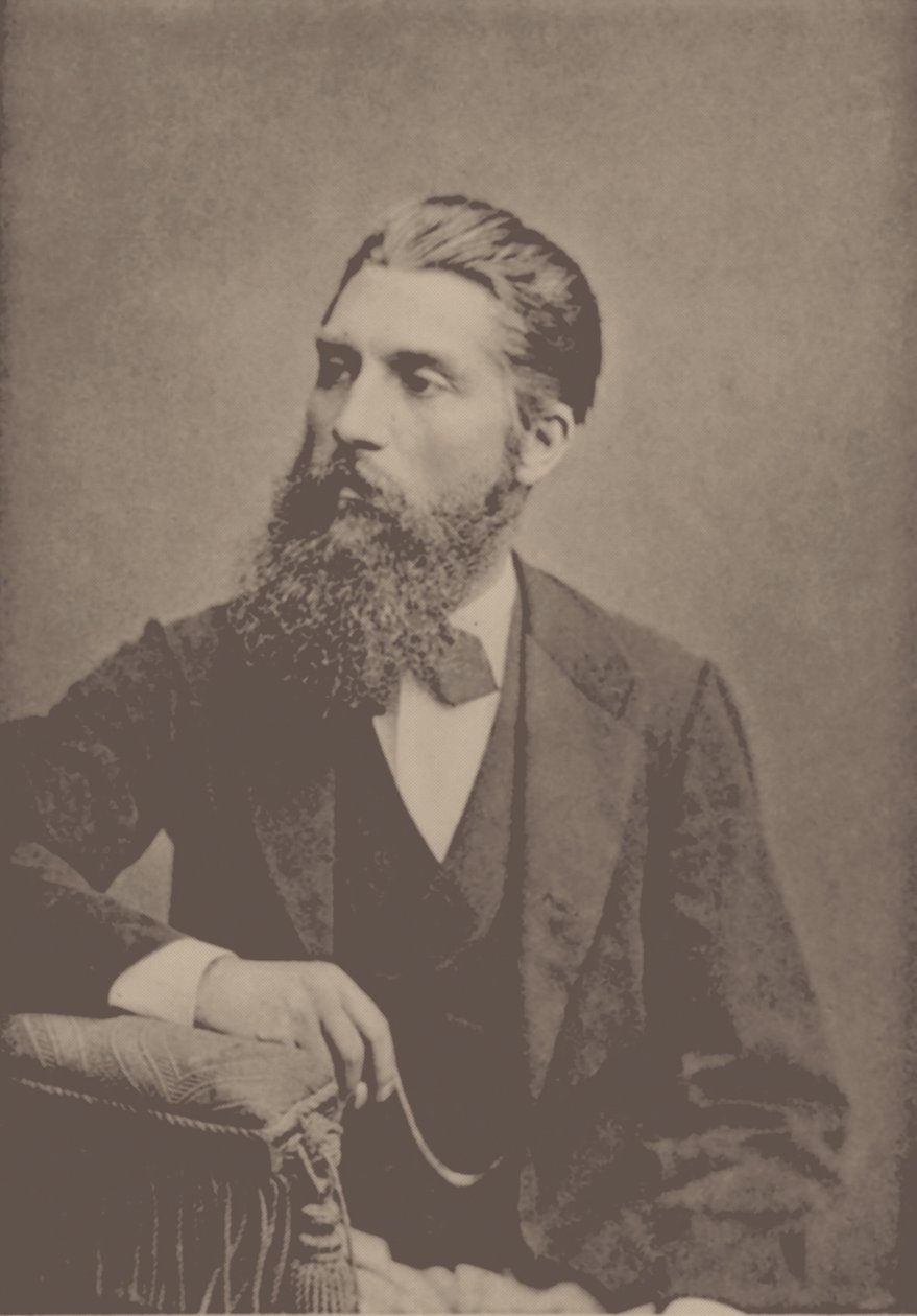 Adolf Jensen zongoraművész és zeneszerző portréja 1837-1879. alkotó: Unbekannt