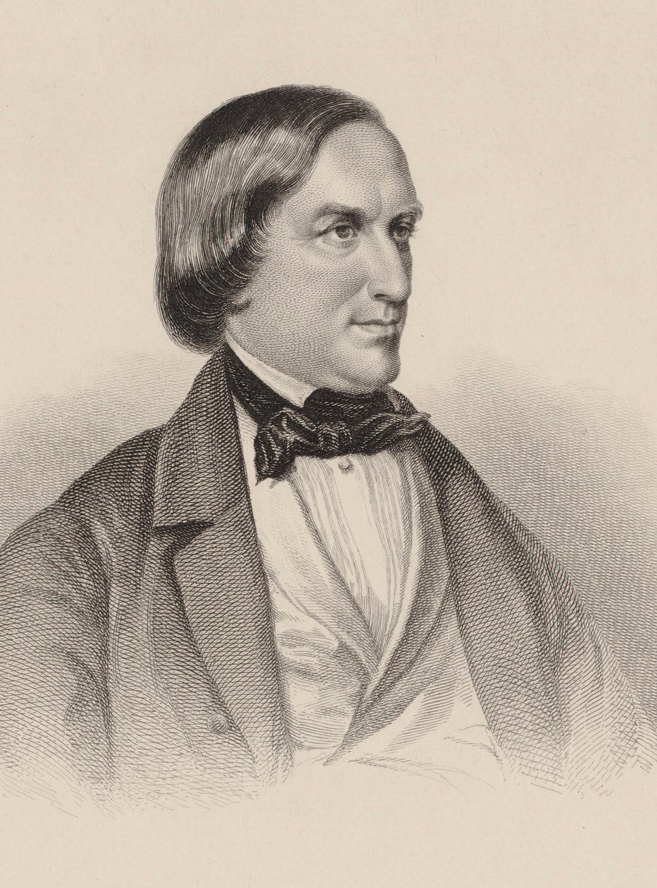 Karl August Krebs zongoraművész és zeneszerző portréja 1804-1880. alkotó: Unbekannt