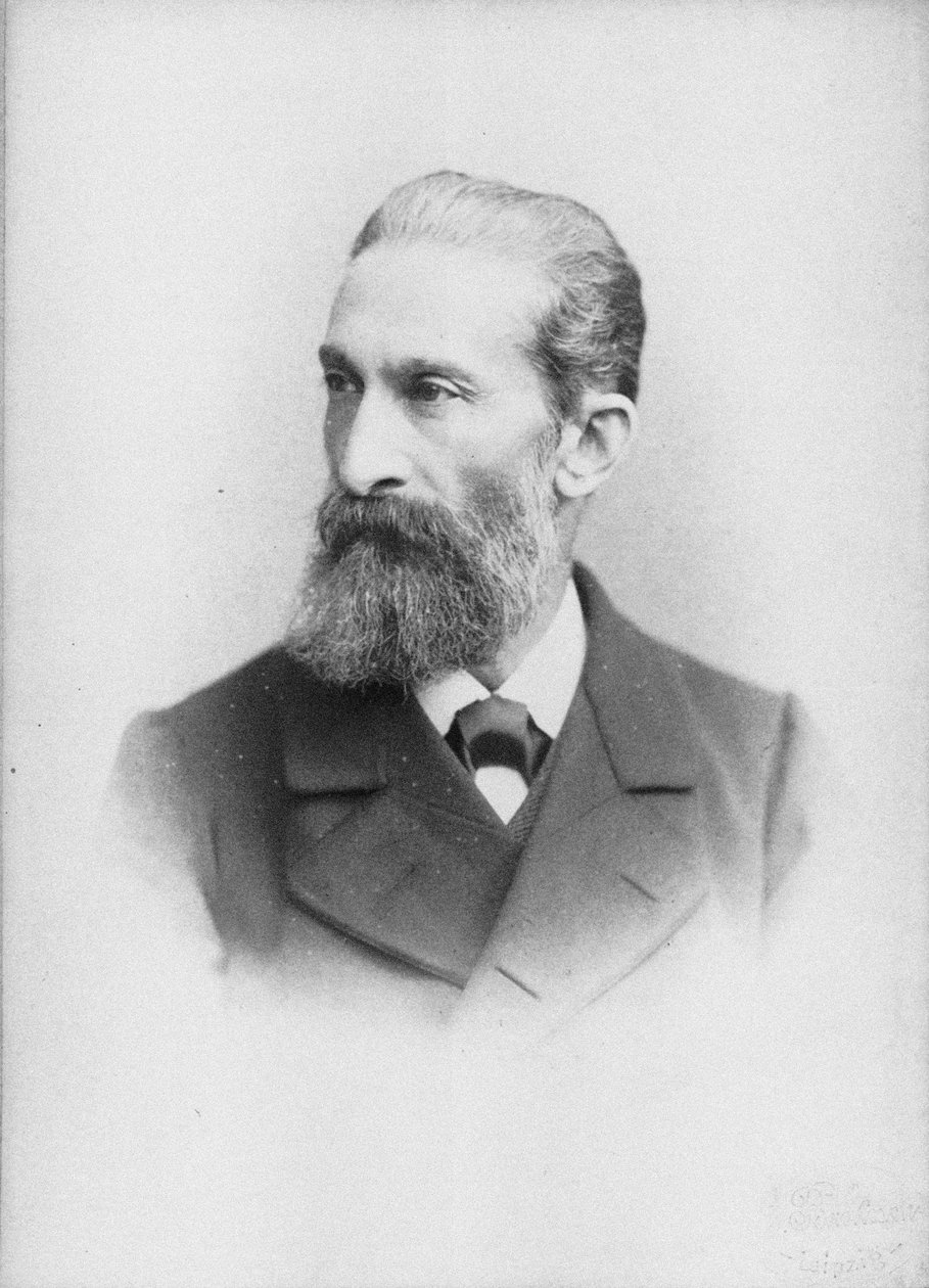 Salomon Jadassohn zongoraművész és zeneszerző portréja 1831-1902. alkotó: Unbekannt