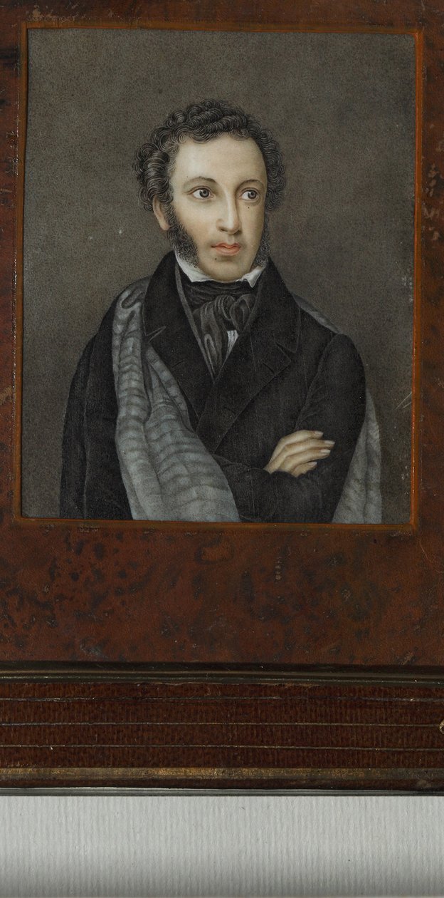Alekszandr Szergejevics Puskin költő portréja 1799-1837, XIX. század első negyede. alkotó: Unbekannt