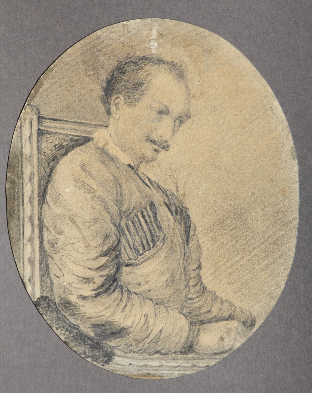 A költő, decembrista gróf Alekszandr I. Odojevszkij portréja 1802-1839, 1837-1839 alkotó: Unbekannt
