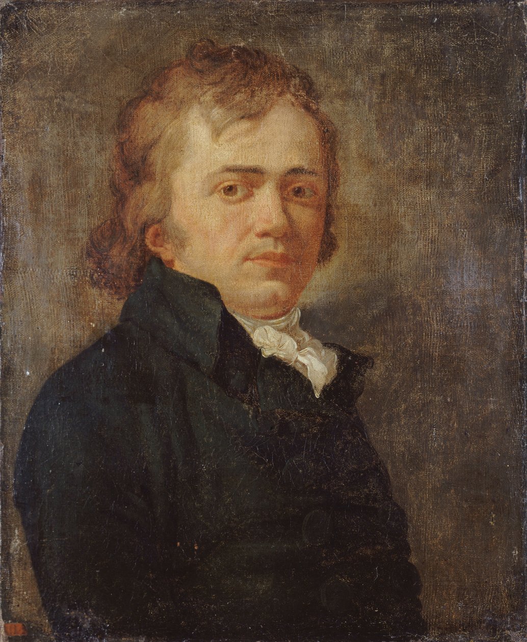 Marie-Joseph Chénier költő és drámaíró portréja 1764-1811, 1795. alkotó: Unbekannt